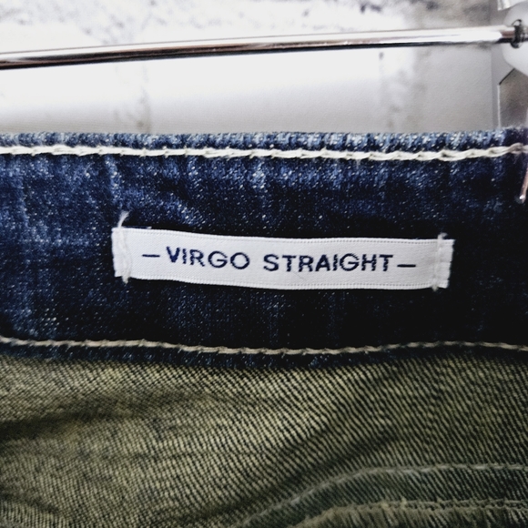 DAYTRIP | Virgo straight leg mid rise distressed denim jeans - Picture 6 of 10